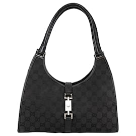 Gucci-Sac à bandoulière monogramme Gucci Jackie GG-Noir