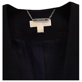 Michael Kors-Michael Kors Blazer à manches cloutées en polyester noir-Noir