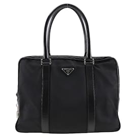 Prada-Prada Tessuto Aktentasche Canvas Handtasche in gutem Zustand-Andere