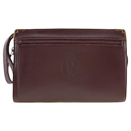 Cartier-Cartier Leder Clutch Leder Clutch in gutem Zustand-Andere