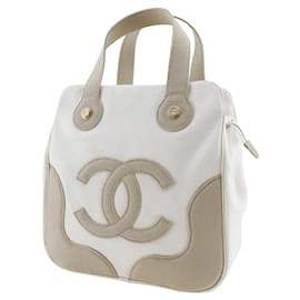 Chanel-Chanel Canvas Marshmallow Handtasche Canvas Handtasche A24227 in gutem Zustand-Andere