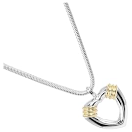 Tiffany & Co-Colar com pingente de coração Tiffany & Co Colar de metal em excelente estado-Outro