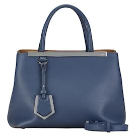 Fendi-Fendi Petite 2Jours Tote Lederhandtasche in gutem Zustand-Andere