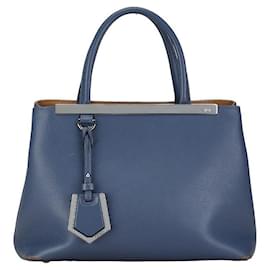 Fendi-Fendi Petite 2Jours Tote Lederhandtasche in gutem Zustand-Andere