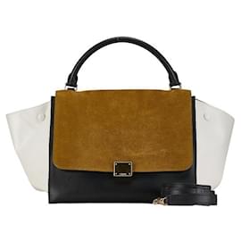 Céline-Celine Leder Trapeze Tasche Lederhandtasche in gutem Zustand-Andere