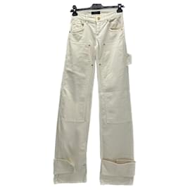 Blumarine-BLUMARINE Pantalon T.International S Coton-Beige