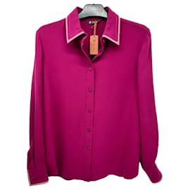 Loro Piana-LORO PIANA  Tops T.FR 40 Silk-Purple