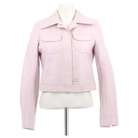 Courreges Chaquetas Courrèges T.FR 40 Algodón Rosa
