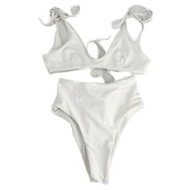 Autre Marque-NON SIGNÉ / UNSIGNÉ Maillots de bain T.International S Polyester-Blanc