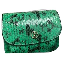 Giorgio Armani la prima mini bag black green python Black Green