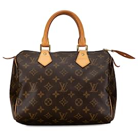 Louis Vuitton-Louis Vuitton Monograma marrón Speedy 25-Castaño