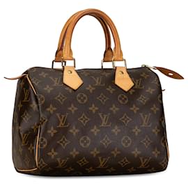 Louis Vuitton-Louis Vuitton Speedy 25 Monogramm Braun-Braun