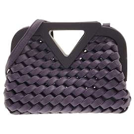 Bottega Veneta-Bottega Veneta Púrpura Pequeña Punta Intrecciato-Púrpura