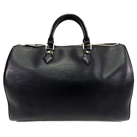 Louis Vuitton-Louis Vuitton Epi Speedy negro 35-Negro