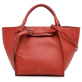 Céline Celine Red Small Big Bag Red
