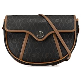 Dior-Bolso bandolera Dior Brown Honeycomb-Castaño,Marrón oscuro