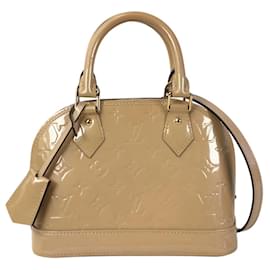 Louis Vuitton-Louis Vuitton Brown-Monogramm Vernis Alma BB-Braun,Beige