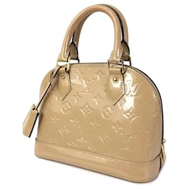 Louis Vuitton-Louis Vuitton Brown-Monogramm Vernis Alma BB-Braun,Beige