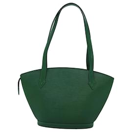 Louis Vuitton-LOUIS VUITTON Epi Saint Jacques Poignees Long Bag Green M52334 LV Auth 72244-Green