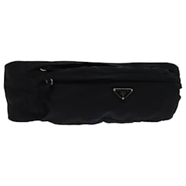 Prada-PRADA Sac mortuaire Nylon Noir Auth yk12475-Noir