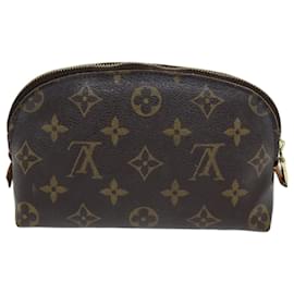 Louis Vuitton-Bolsa cosmética LOUIS VUITTON Monogram Pochette PM M47515 Autenticação de LV 73929-Monograma