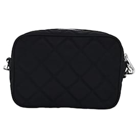 Prada-Bolso Bandolera PRADA Nylon Negro 1BH028 Autentica 74728A-Negro