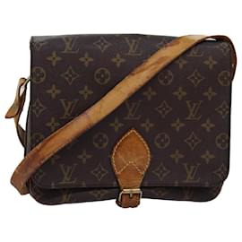 Louis Vuitton-LOUIS VUITTON Monogramm Cartouchiere GM Umhängetasche M51252 LV Auth bs14152-Monogramm