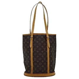 Louis Vuitton-LOUIS VUITTON Monogram Bucket GM Shoulder Bag M42236 LV Auth 74715-Monogram