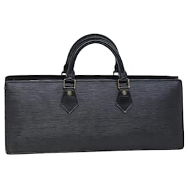 Louis Vuitton-LOUIS VUITTON Epi Sac Dreieck Handtasche Schwarz M52092 LV Auth 74953-Schwarz