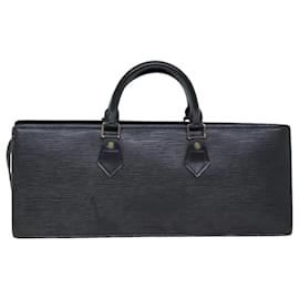 Louis Vuitton-LOUIS VUITTON Epi Sac Triangle Hand Bag Black M52092 LV Auth 74953-Black
