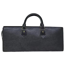 Louis Vuitton-LOUIS VUITTON Epi Sac Dreieck Handtasche Schwarz M52092 LV Auth 74953-Schwarz