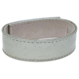 Louis Vuitton-Pulsera Vernis con monograma de LOUIS VUITTON 2001 Paris Only Gris LV Auth 74009-Otro