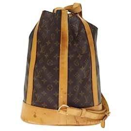 Louis Vuitton-Bolso de hombro LOUIS VUITTON con monograma Randonnee PM M42243 LV Auth 74361-Monograma