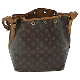 Louis Vuitton-LOUIS VUITTON Monogramm Petit Noe Umhängetasche M.42226 LV Auth 74343-Monogramm