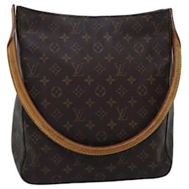 Louis Vuitton-LOUIS VUITTON Monogramm Looping GM Umhängetasche M51145 LV Auth 75066-Monogramm