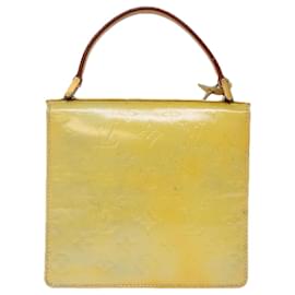 Louis Vuitton-Bolsa de mão LOUIS VUITTON Monogram Vernis Spring street Gris M91029 Autenticação de LV12631-Cinza