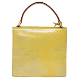 Louis Vuitton-LOUIS VUITTON Monogram Vernis Spring street Hand Bag Gris M91029 LV Auth yk12631-Other
