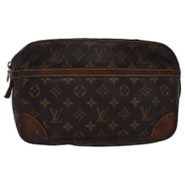 Louis Vuitton-LOUIS VUITTON Monogram Compiegne 28 Clutch Bag M51845 LV Auth 74303-Monogram