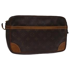 Louis Vuitton-LOUIS VUITTON Monogram Compiegne 28 Clutch Bag M51845 LV Auth 74301-Monogram