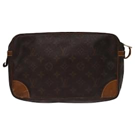 Louis Vuitton-LOUIS VUITTON Monogram Compiegne 28 Clutch Bag M51845 LV Auth 74301-Monogram