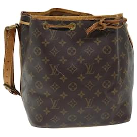 Louis Vuitton-LOUIS VUITTON Monogramm Petit Noe Umhängetasche M.42226 LV Auth 74341-Monogramm