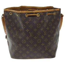 Louis Vuitton-LOUIS VUITTON Monogramm Petit Noe Umhängetasche M.42226 LV Auth 74341-Monogramm