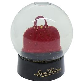LOUIS VUITTON Snow Globe Alma VIP Limited Trasparente Rosso LV Auth 74498 Rosso Altro