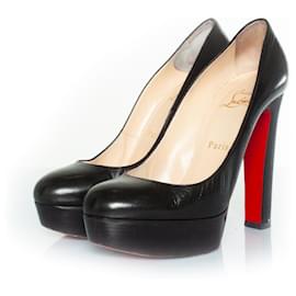 Christian Louboutin-Christian Louboutin, salones Bianca en negro-Negro