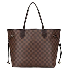 Louis Vuitton-Bolso tote de lona Louis Vuitton Neverfull MM N41358 en buen estado-Otro