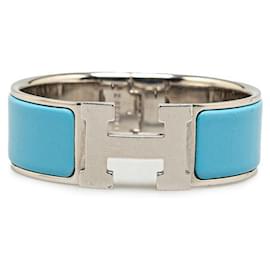 Hermès-Hermes Clic H Bracelet GM Metal Bangle in Good condition-Other