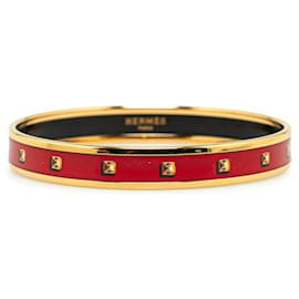 Hermès-Brazalete de esmalte estrecho Hermes Brazalete de esmalte en buen estado-Otro