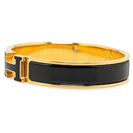 Hermès-Hermes Clic Clac H Pulsera estrecha Brazalete de metal en buen estado-Otro