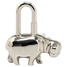 Hermès-Hermes Hippopotamus Cadena Lock Charm Metal Outro em bom estado-Outro