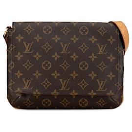 Louis Vuitton-Bolso de hombro de lona Louis Vuitton Musette Tango M51257 en buen estado-Otro